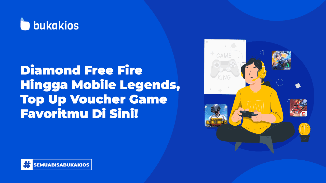 Diamond Free Fire Hingga Mobile Legends, Top Up Voucher Game Favoritmu Di Sini!