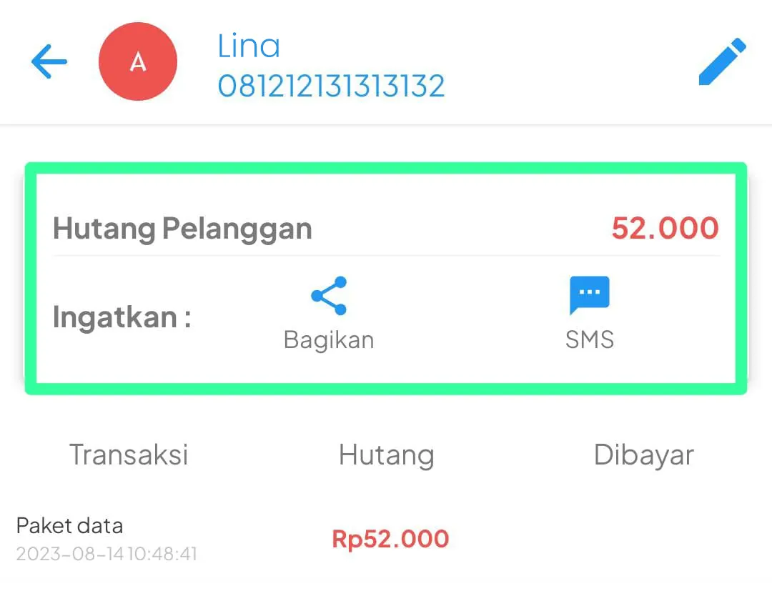 Kamu bisa menagih hutang melalui SMS, WA, maupun Telegram