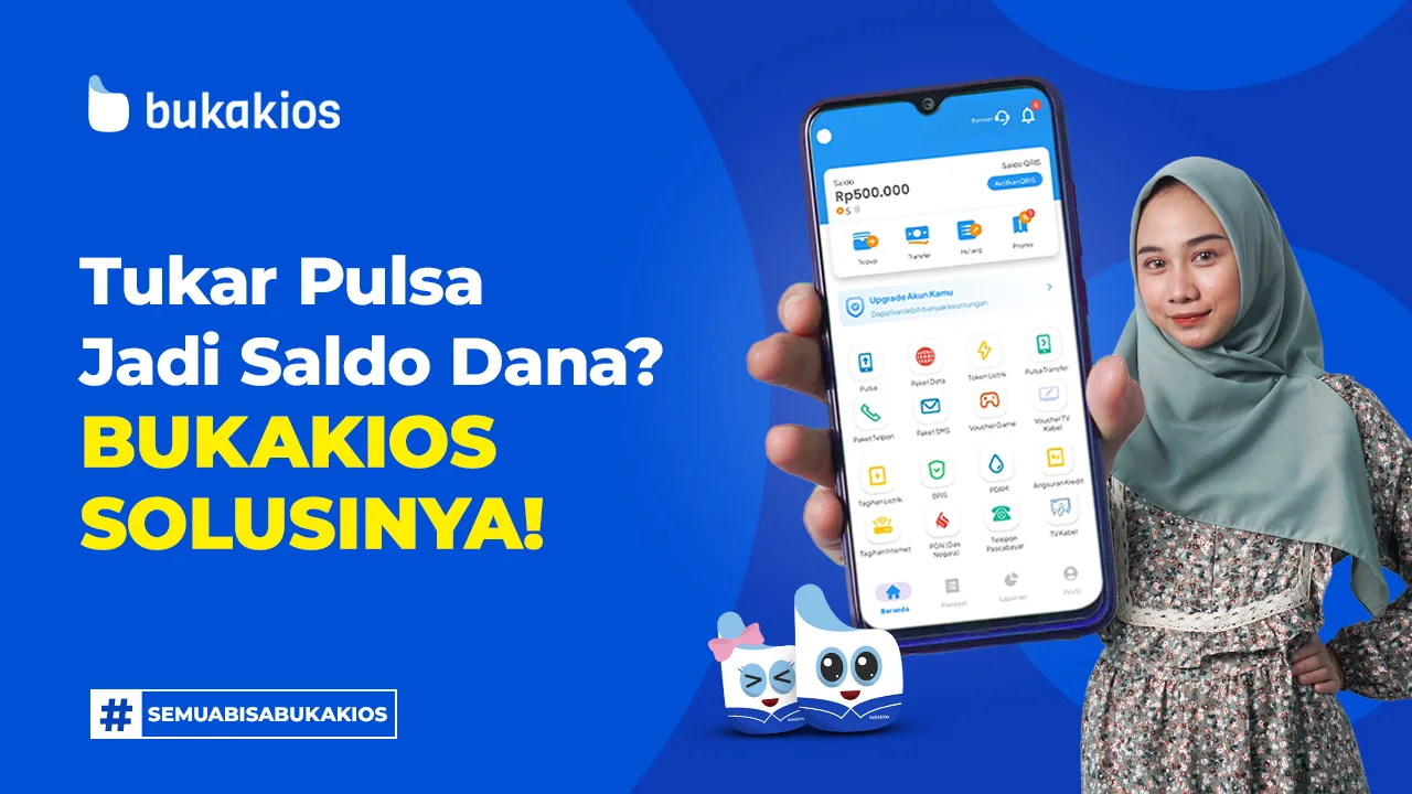 Tukar Pulsa Jadi Saldo Dana? Bukakios Solusinya!