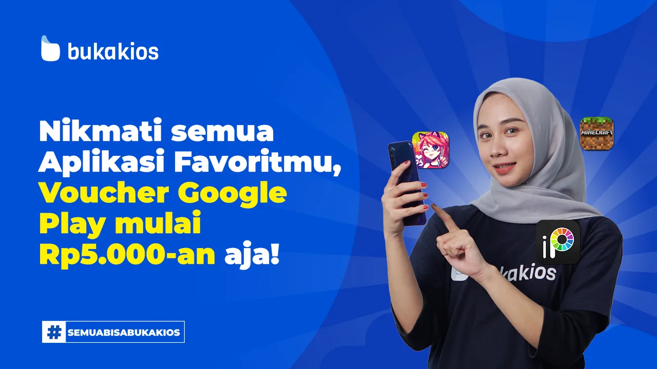 Nikmati Semua Aplikasi Favoritmu, Voucher Google Play Mulai Rp5.000-an Aja!