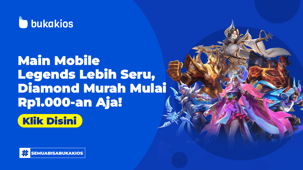 Main Mobile Legends Lebih Seru, Diamond Murah Rp.1000-an Aja!