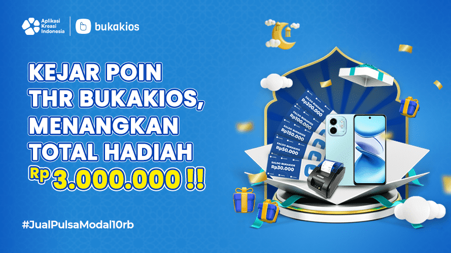 Kejar Poin THR Bukakios, Menangkan Total Hadiah Rp3.000.000!