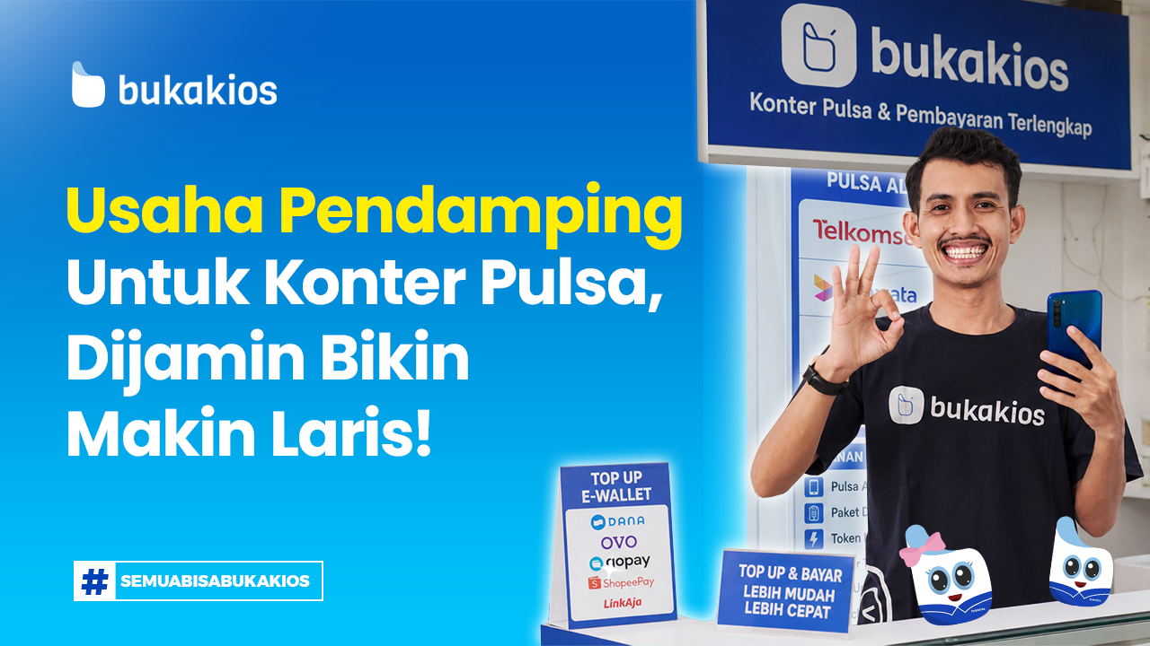 Usaha Pendamping Untuk Konter Pulsa, Dijamin Bikin Makin Laris!